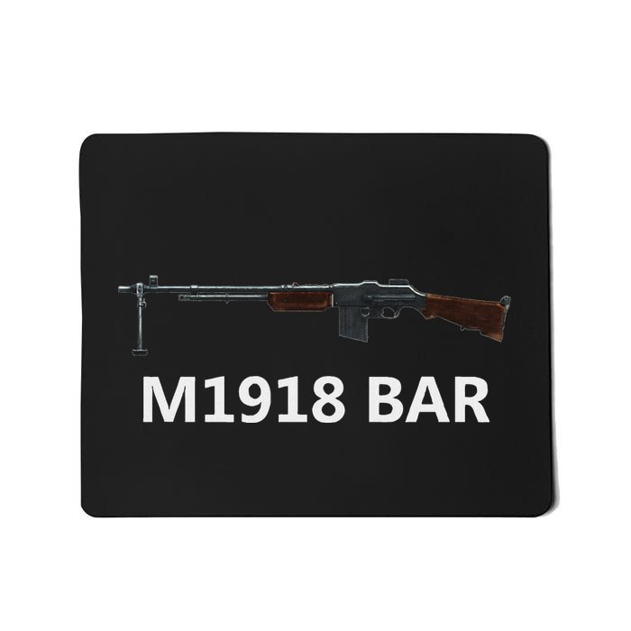 M1918 Bar Rifle Gun Firearm Ww2 Wwii Army Military Mousepad