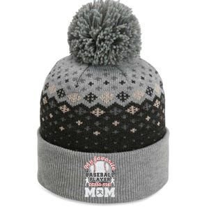 Mom Baseball Softball Game Fan Sports Favorite Player The Baniff Cuffed Pom Beanie