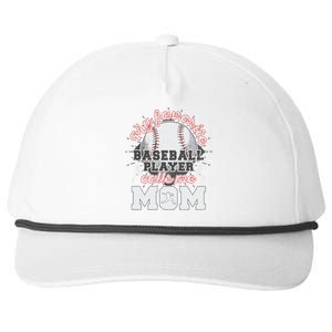 Mom Baseball Softball Game Fan Sports Favorite Player Snapback Five-Panel Rope Hat