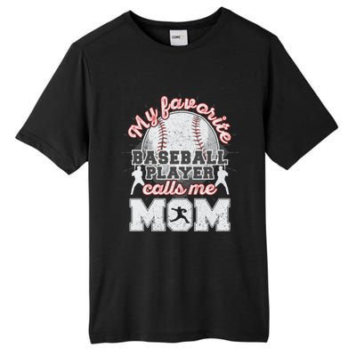 Mom Baseball Softball Game Fan Sports Favorite Player Tall Fusion ChromaSoft Performance T-Shirt