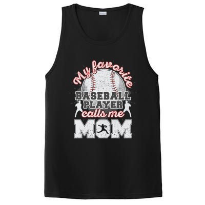 Mom Baseball Softball Game Fan Sports Favorite Player PosiCharge Competitor Tank