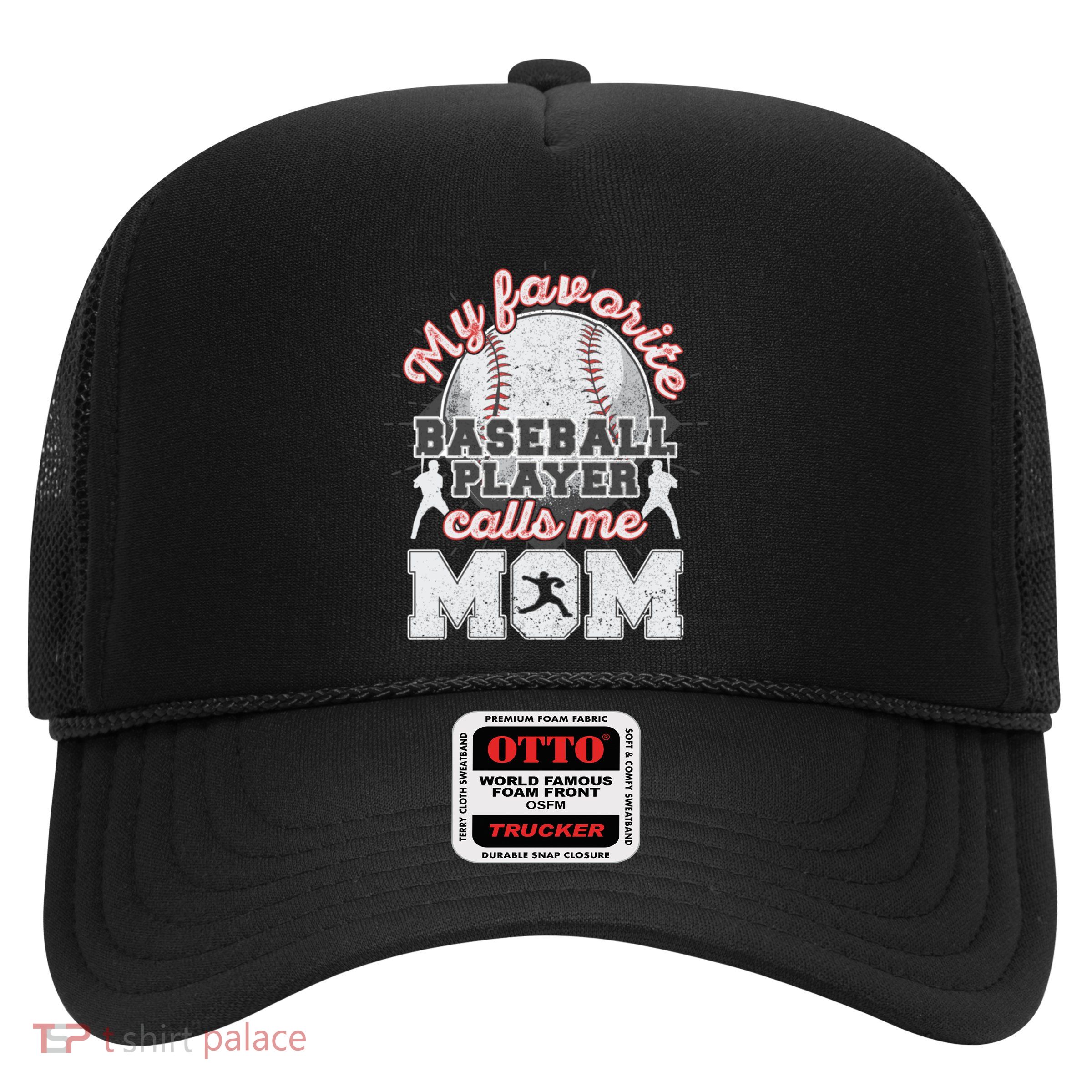 Mom Baseball Softball Game Fan Sports Favorite Player Trucker Hat