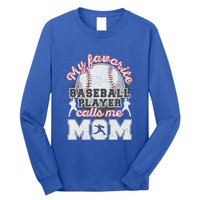 Mom Baseball Softball Game Fan Sports Favorite Player Long Sleeve Shirt