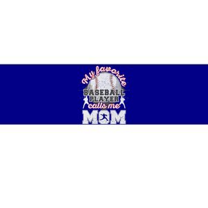 Mom Baseball Softball Game Fan Sports Favorite Player Bumper Sticker