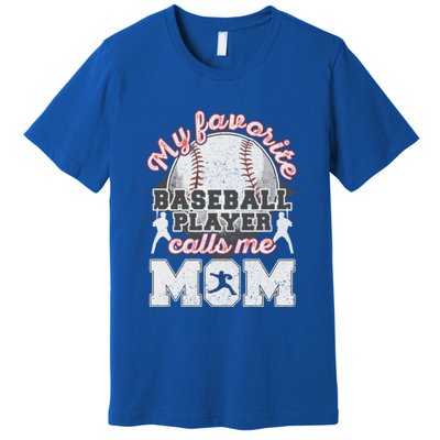 Mom Baseball Softball Game Fan Sports Favorite Player Premium T-Shirt