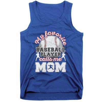 Mom Baseball Softball Game Fan Sports Favorite Player Tank Top