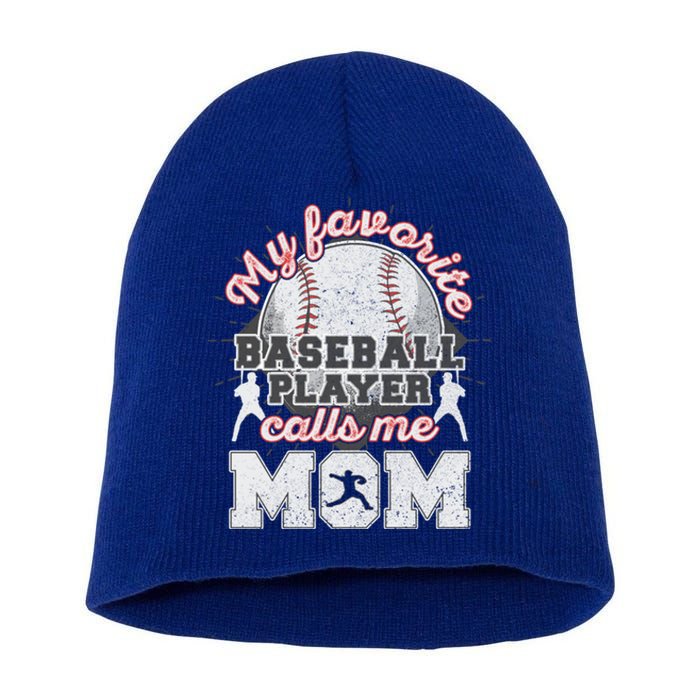 Mom Baseball Softball Game Fan Sports Favorite Player Short Acrylic Beanie