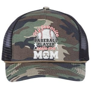 Mom Baseball Softball Game Fan Sports Favorite Player Retro Rope Trucker Hat Cap