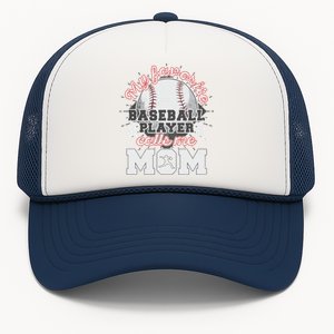 Mom Baseball Softball Game Fan Sports Favorite Player Trucker Hat