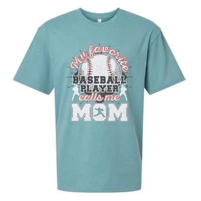 Mom Baseball Softball Game Fan Sports Favorite Player Sueded Cloud Jersey T-Shirt