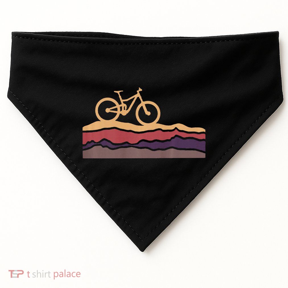 Mountain Bike Southwestern Boho Dessert Mtb USA-Made Doggie Bandana