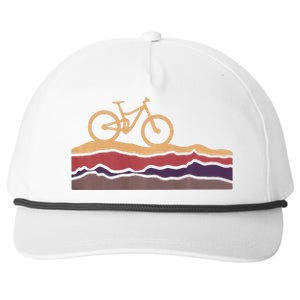 Mountain Bike Southwestern Boho Dessert Mtb Snapback Five-Panel Rope Hat