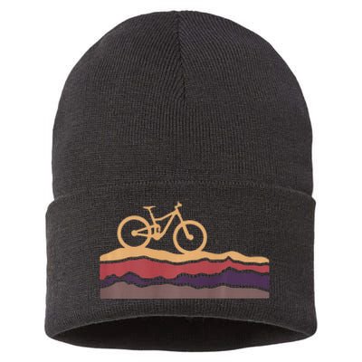 Mountain Bike Southwestern Boho Dessert Mtb Sustainable Knit Beanie