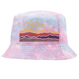 Mountain Bike Southwestern Boho Dessert Mtb Tie-Dyed Bucket Hat