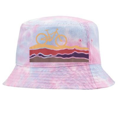 Mountain Bike Southwestern Boho Dessert Mtb Tie-Dyed Bucket Hat