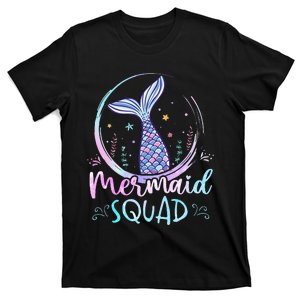 Mermaid Birthday Squad Party  Mermaid T-Shirt