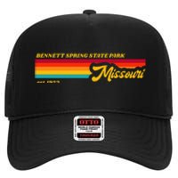 Missouri Bennett Spring State Park High Crown Mesh Back Trucker Hat