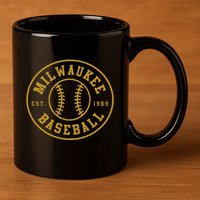 Milwaukee Baseball Seventh Inning Stretch 11oz C Handle Ceramic Mug
