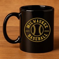 Milwaukee Baseball Seventh Inning Stretch 11oz C Handle Ceramic Mug