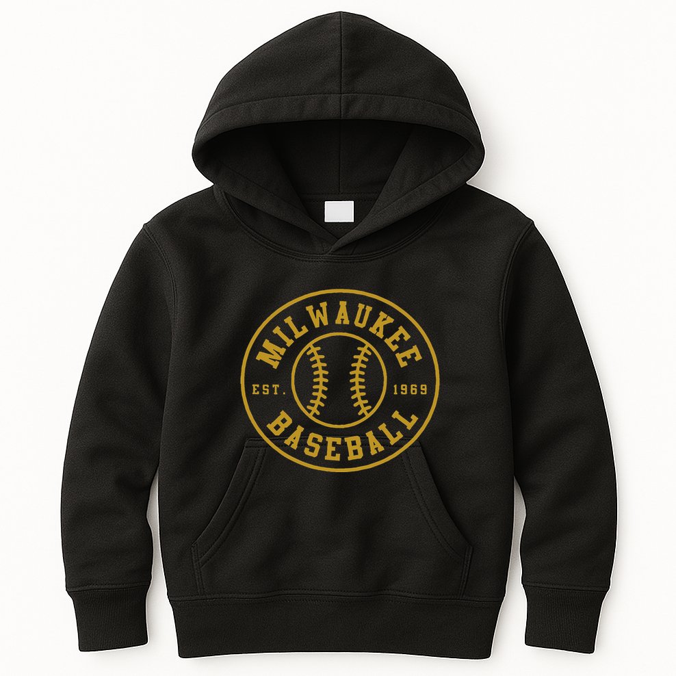 Milwaukee Baseball Seventh Inning Stretch Kids Hoodie