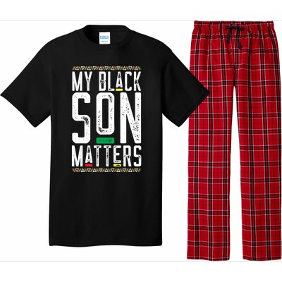 My Black Son Matters Black African American Lives Matter Cute Gift Pajama Set