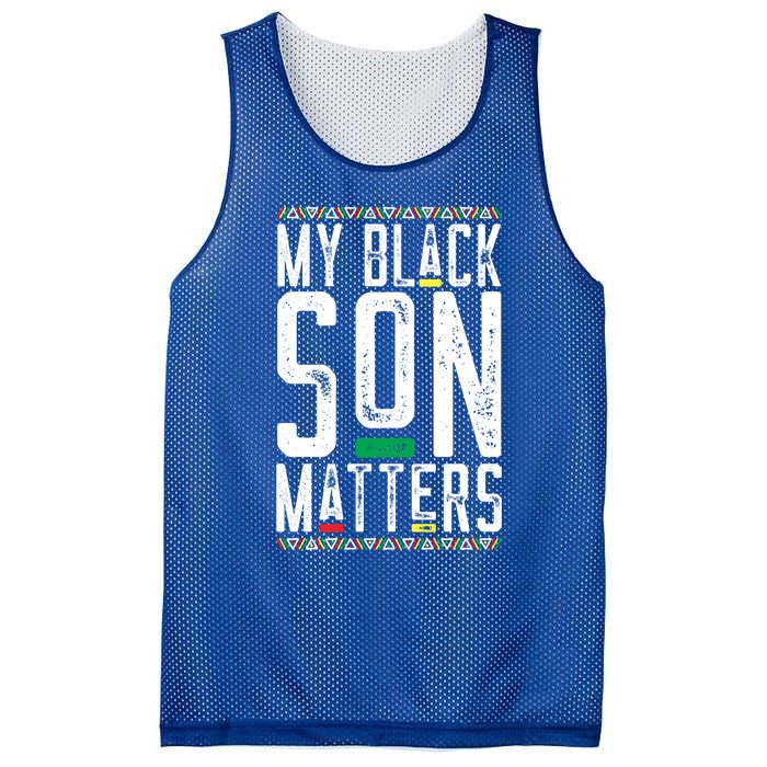 My Black Son Matters Black African American Lives Matter Cute Gift Mesh Reversible Basketball Jersey Tank