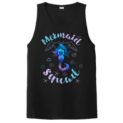 Mermaid Birthday Squad Party Matching PosiCharge Competitor Tank