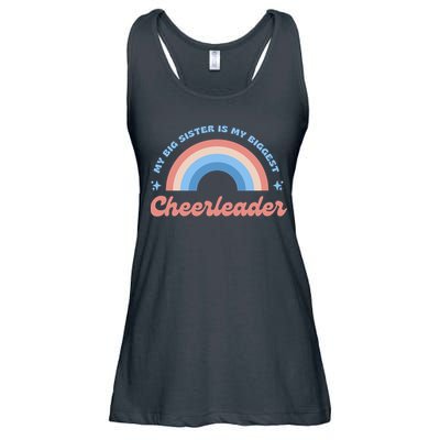 My Big Sister Is My Biggest Cheerleader Ladies Essential Flowy Tank