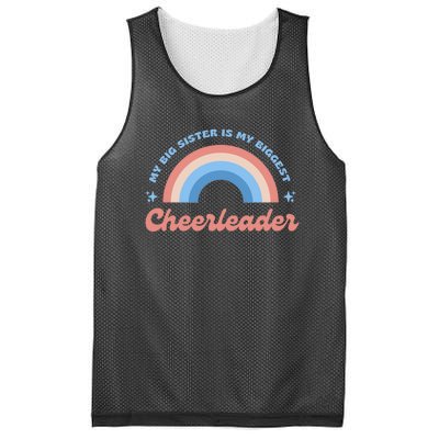 My Big Sister Is My Biggest Cheerleader Mesh Reversible Basketball Jersey Tank