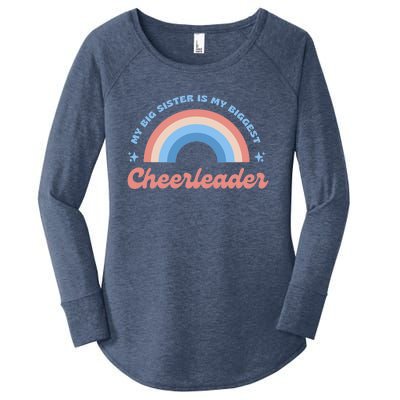 My Big Sister Is My Biggest Cheerleader Women's Perfect Tri Tunic Long Sleeve Shirt