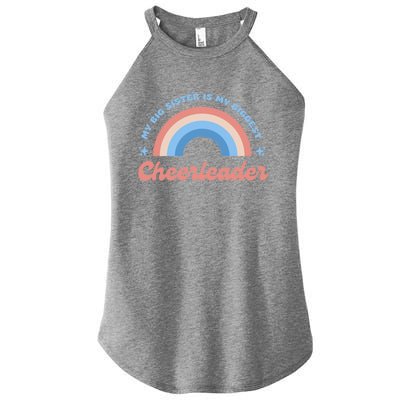 My Big Sister Is My Biggest Cheerleader Women’s Perfect Tri Rocker Tank