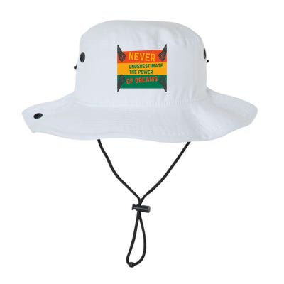 Motivational BHM Slogan Never Underestimate The Power Of Dreams Black History Legacy Cool Fit Booney Bucket Hat