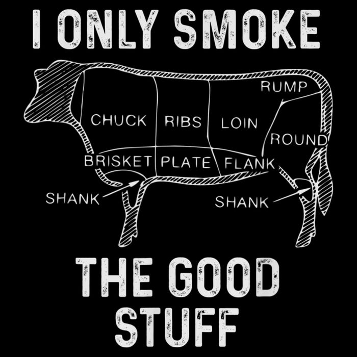 Mens BBQ Smoker For Men I Only Smoke The Good Stuff Impact Tech Backpack