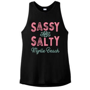 Myrtle Beach Sc Gift Ladies PosiCharge Tri-Blend Wicking Tank