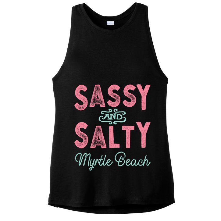 Myrtle Beach Sc Gift Ladies PosiCharge Tri-Blend Wicking Tank