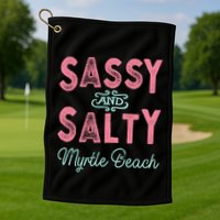 Myrtle Beach Sc Gift Golf Towel