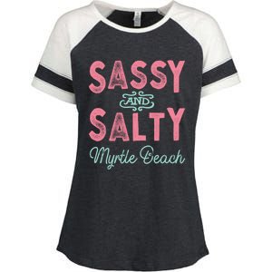 Myrtle Beach Sc Gift Enza Ladies Jersey Colorblock Tee