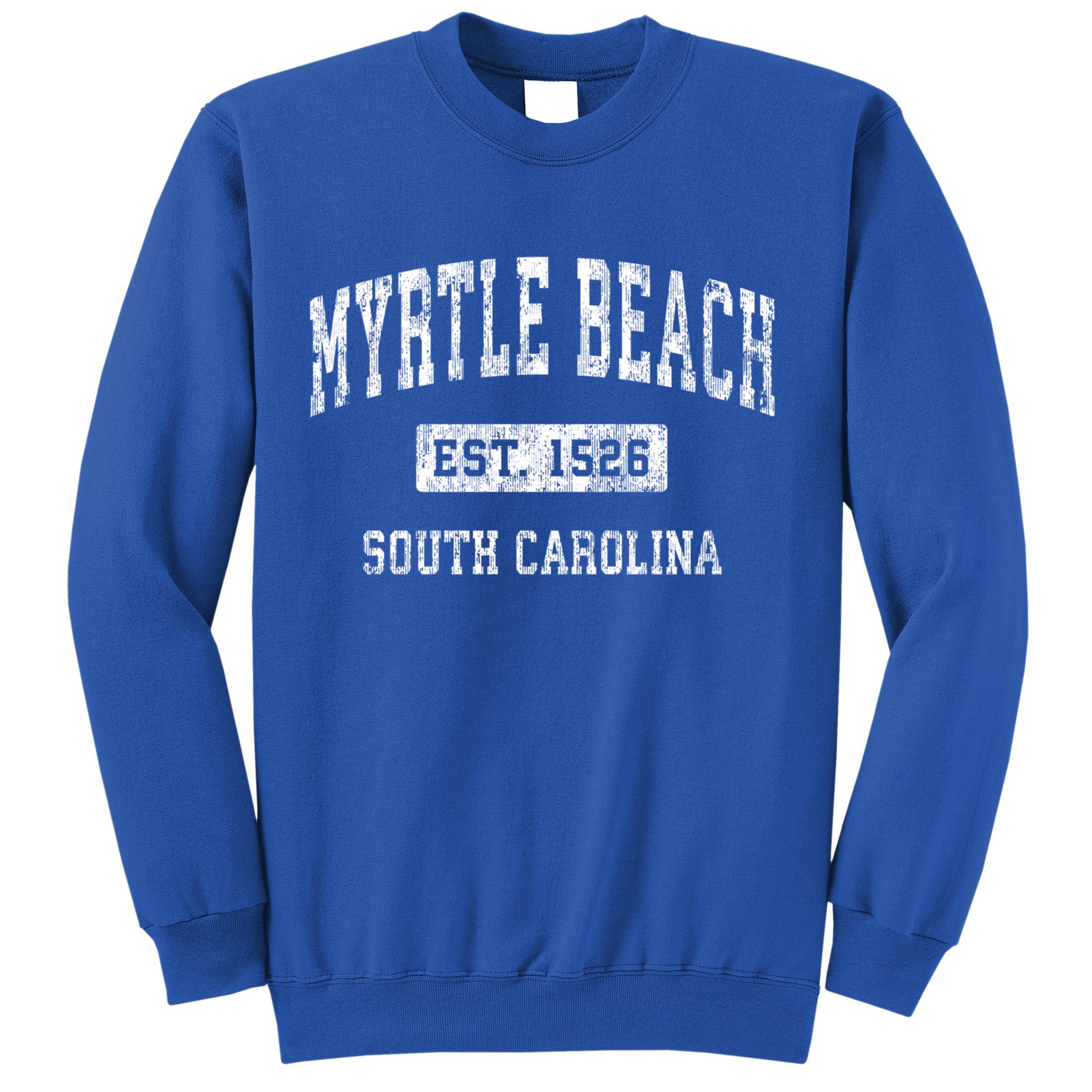 Myrtle Beach South Carolina Sc Vintage Established Sports Gift Sweatshirt