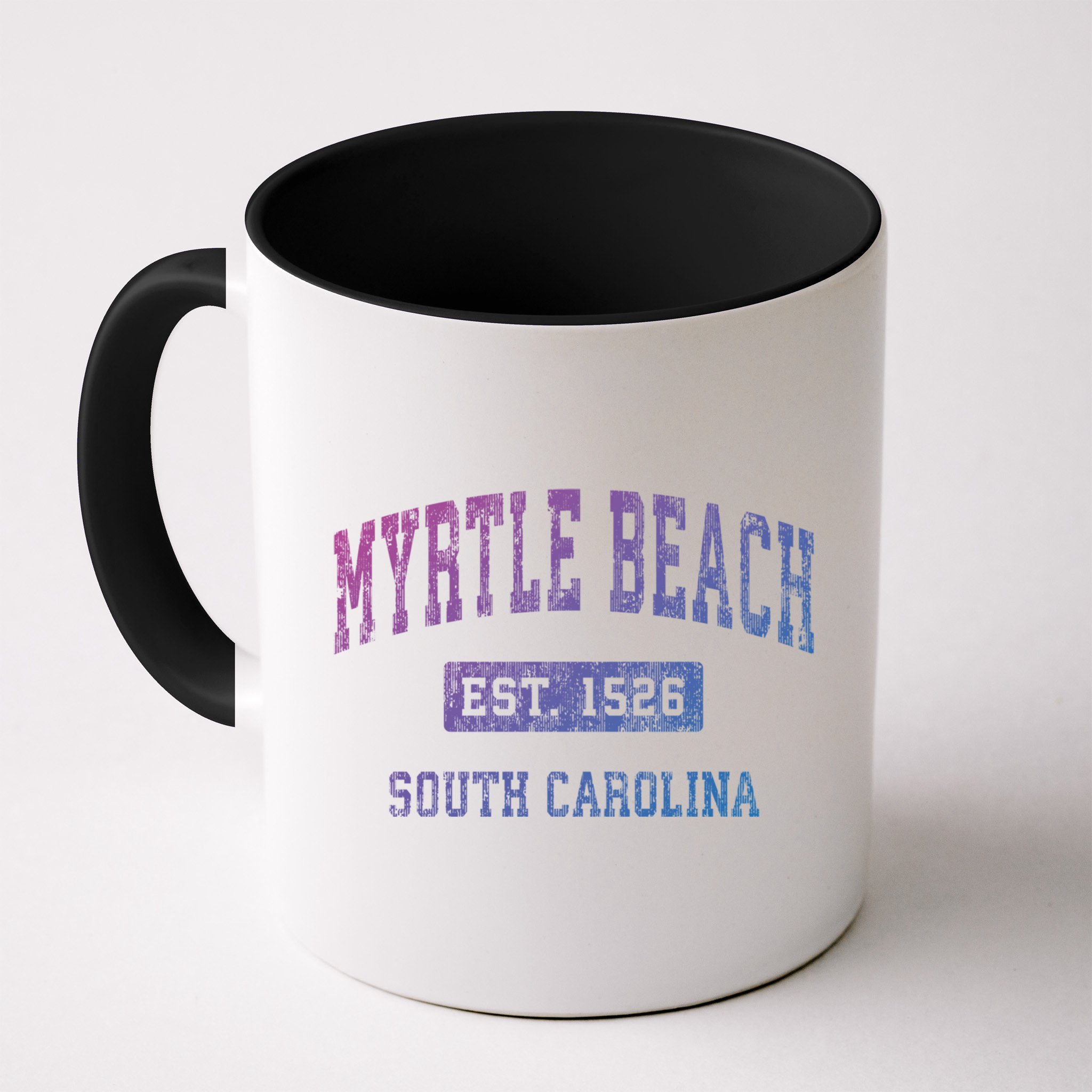Myrtle Beach South Carolina Sc Vintage Established Sports Gift Mug