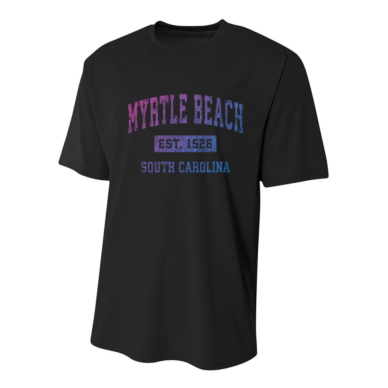 Myrtle Beach South Carolina Sc Vintage Established Sports Gift Youth Performance Sprint T-Shirt