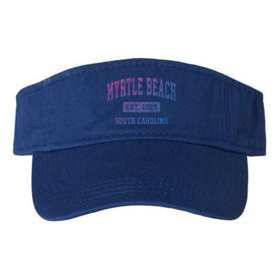 Myrtle Beach South Carolina Sc Vintage Established Sports Gift Visor