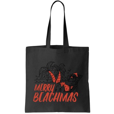 Merry Beachmas Santa Claus Vacation Bag