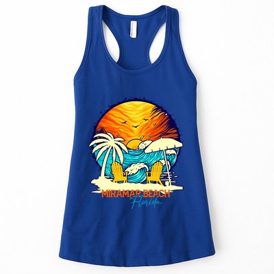 Miramar Beach Sunset Florida Vacation Couples Family Group Cute Gift Womens Tank Top