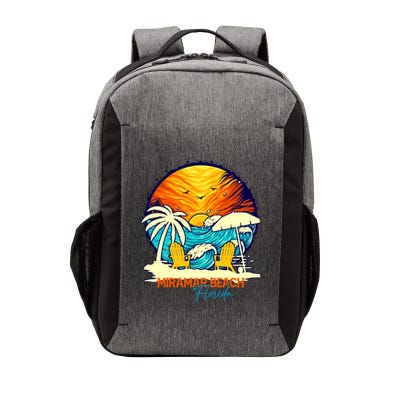 Miramar Beach Sunset Florida Vacation Couples Family Group Cute Gift Vector Backpack