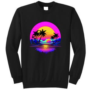 Miami Beach Sun Set Vibrant Sweatshirt