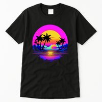 Miami Beach Sun Set Vibrant Tall T-Shirt