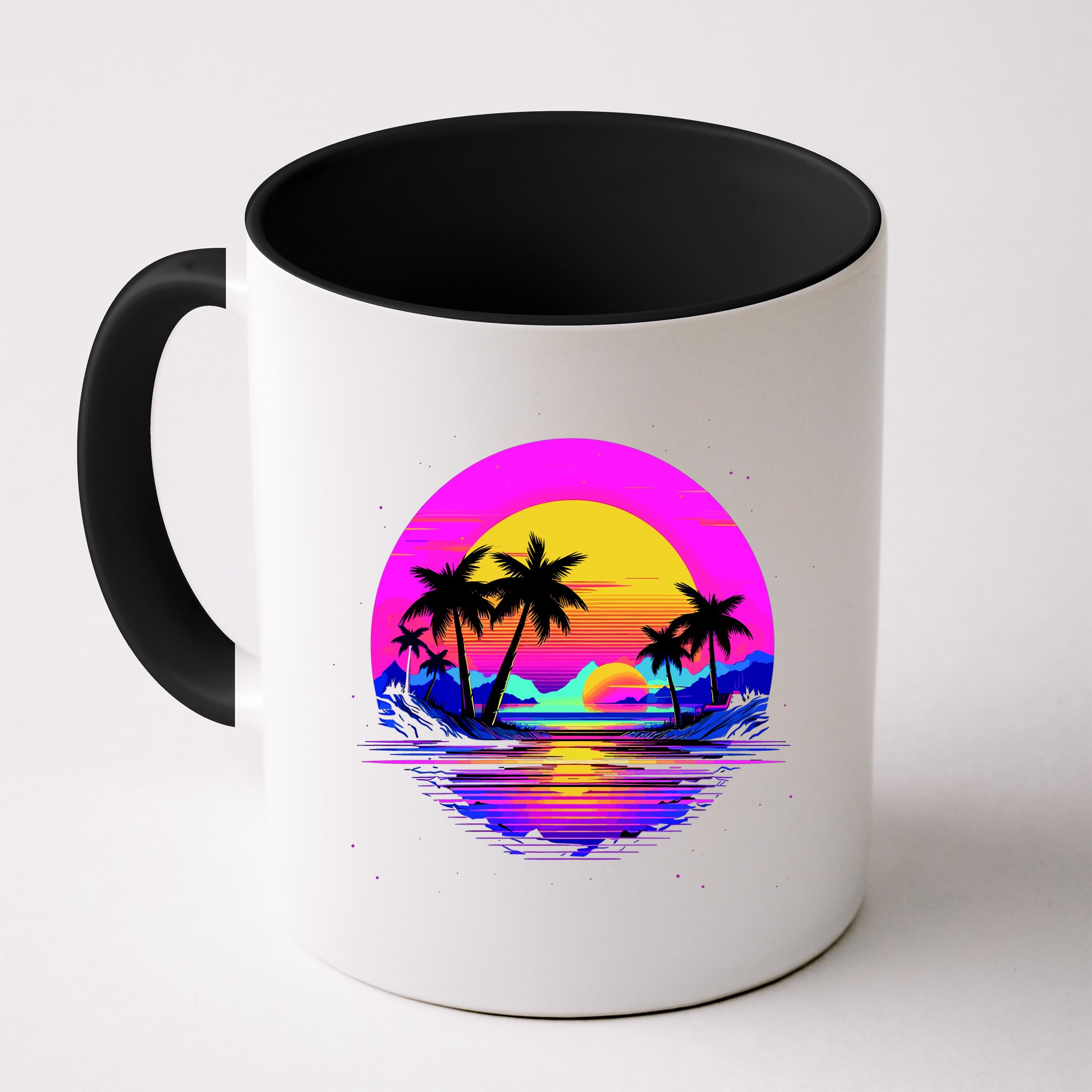 Miami Beach Sun Set Vibrant Mug