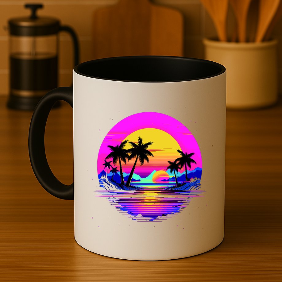 Miami Beach Sun Set Vibrant Mug