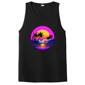 Miami Beach Sun Set Vibrant PosiCharge Competitor Tank