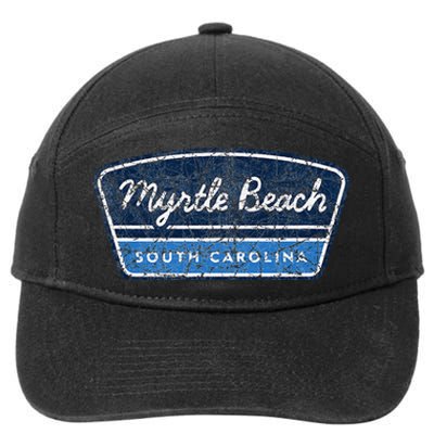 Myrtle Beach South Carolina Retro Throwback Souvenir 7-Panel Snapback Hat